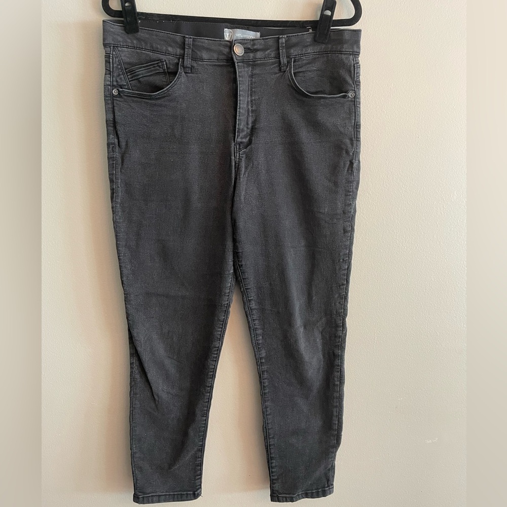 Wit & Wisdom Charcoal Skinny Jeans